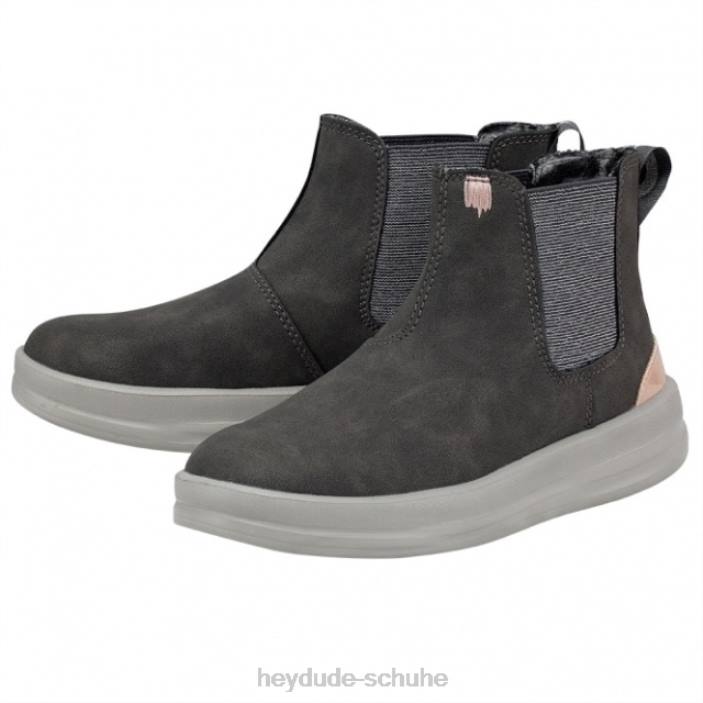 Hey Dude Kinder heydude aurora jugend recyceltes leder granit 2PV4493