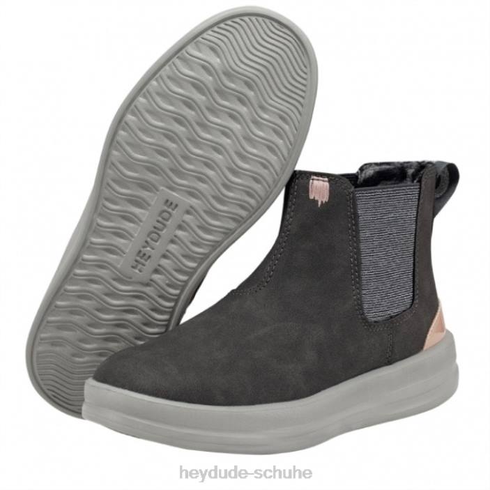 Hey Dude Kinder heydude aurora jugend recyceltes leder granit 2PV4493