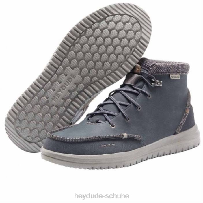 Hey Dude Männer Heydude Bradley recyceltes Leder tiefblau 2PV4342