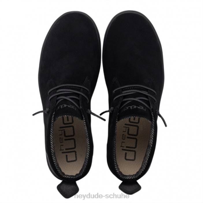 Hey Dude Männer Heydude Jo Wildleder tiefschwarz 2PV4350