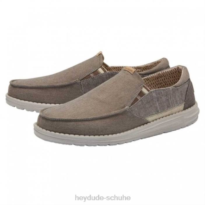 Hey Dude Männer Heydude Thad Chambray Walnuss 2PV4230