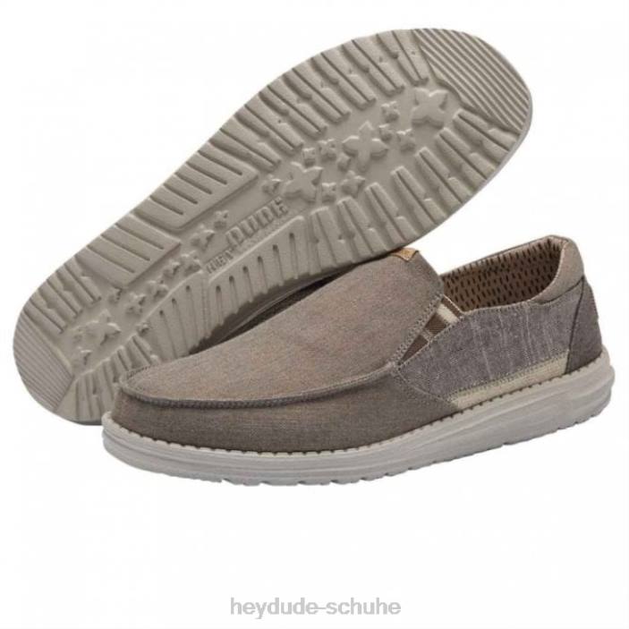 Hey Dude Männer Heydude Thad Chambray Walnuss 2PV4230