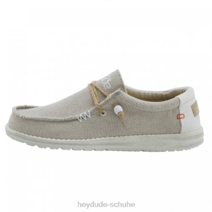 Hey Dude Männer Heydude Wally Natural Off White 2PV4244