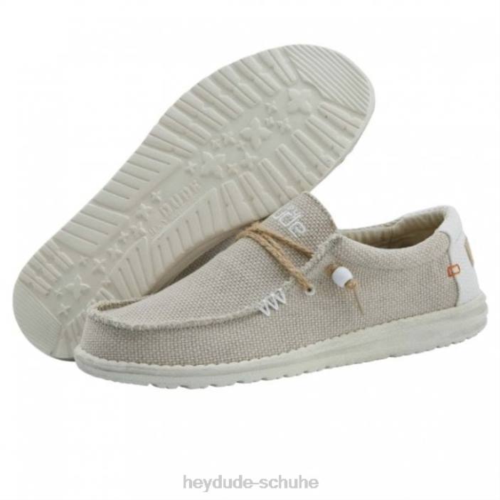 Hey Dude Männer Heydude Wally Natural Off White 2PV4244