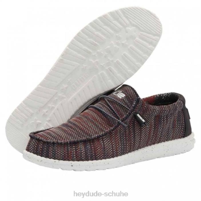 Hey Dude Männer Heydude Wally Sox rot 2PV4305