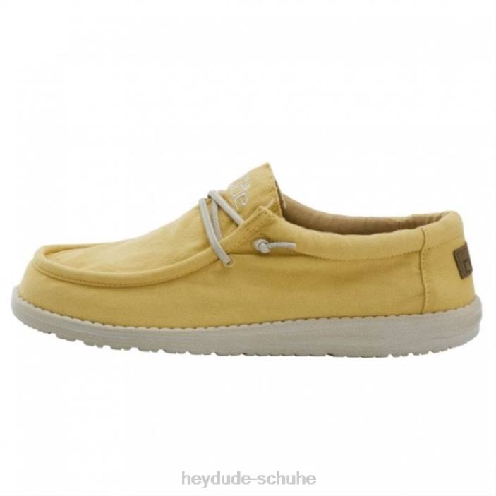 Hey Dude Männer Heydude Wally Washed Canvas Citrus 2PV4325