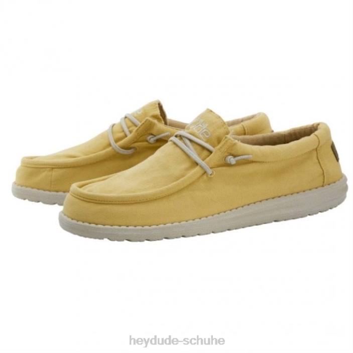 Hey Dude Männer Heydude Wally Washed Canvas Citrus 2PV4325