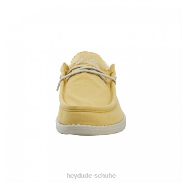 Hey Dude Männer Heydude Wally Washed Canvas Citrus 2PV4325