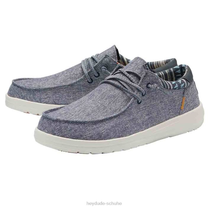 Hey Dude Männer Paul Chambray Marine 2PV4161