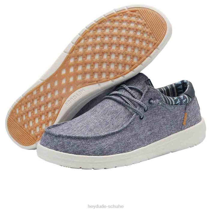 Hey Dude Männer Paul Chambray Marine 2PV4161