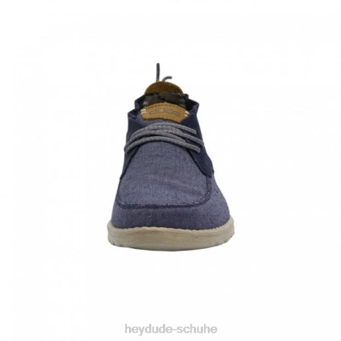 Hey Dude Männer Heydude Alfie Chambray Blau 2PV4320