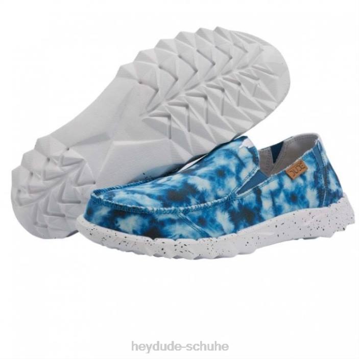 Hey Dude Männer Heydude Farty Print Canvas Batikblau 2PV4235