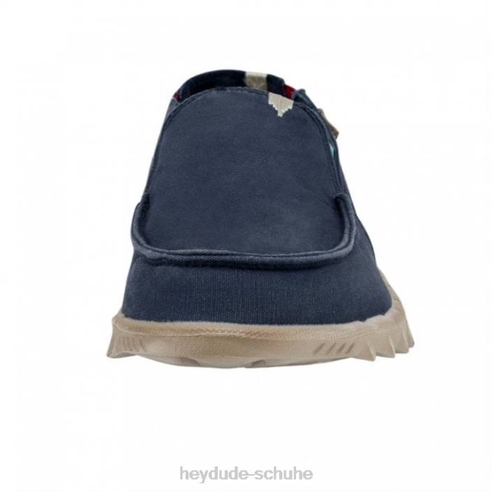 Hey Dude Männer Heydude Farty Washed Canvas Bluespace 2PV4239