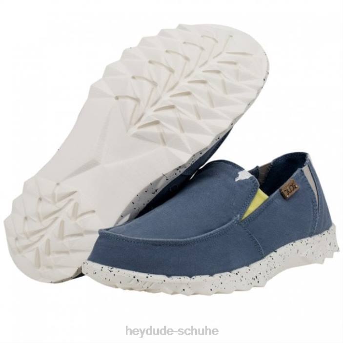 Hey Dude Männer Heydude Farty Washed Canvas Bluestone 2PV4229