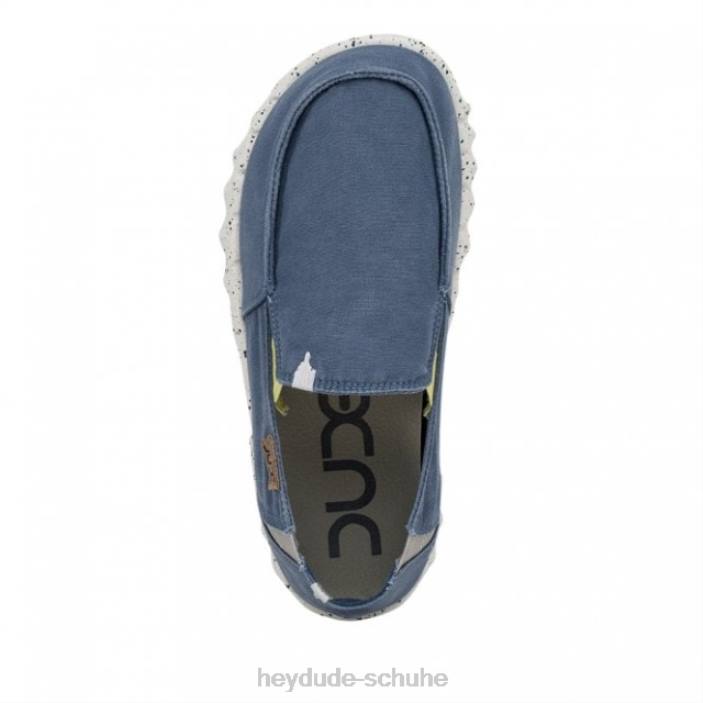 Hey Dude Männer Heydude Farty Washed Canvas Bluestone 2PV4229