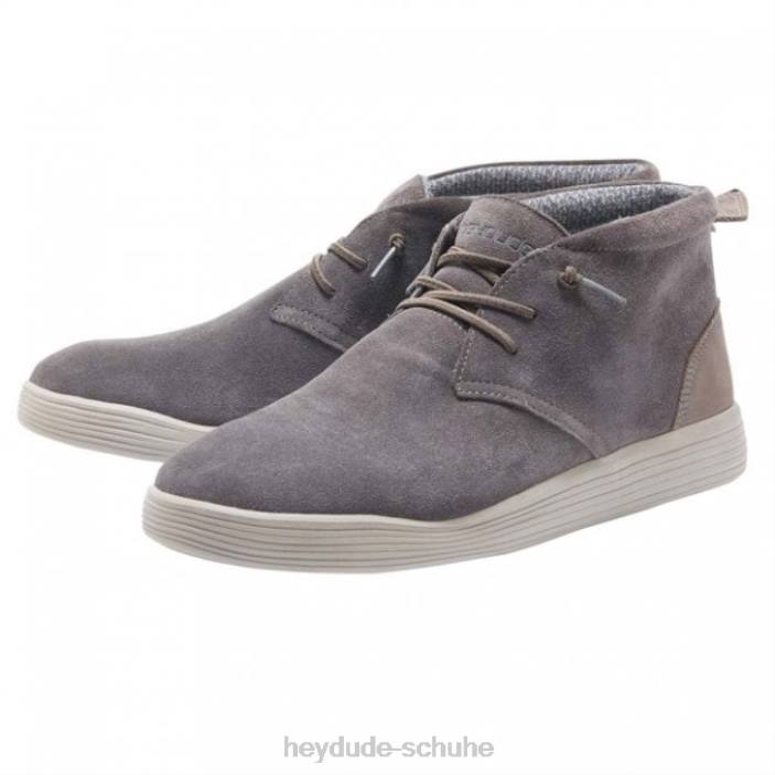 Hey Dude Männer Heydude Jo Wildleder Shadow Grey 2PV4292