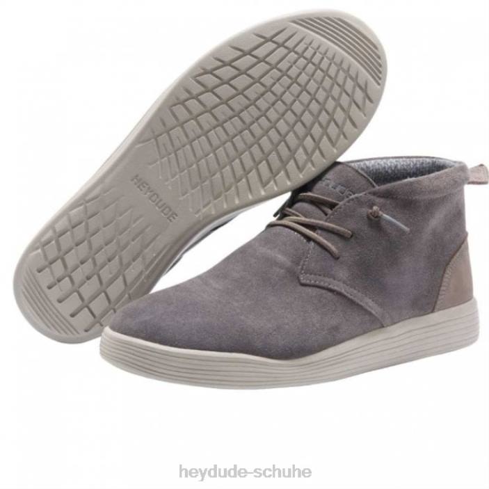 Hey Dude Männer Heydude Jo Wildleder Shadow Grey 2PV4292