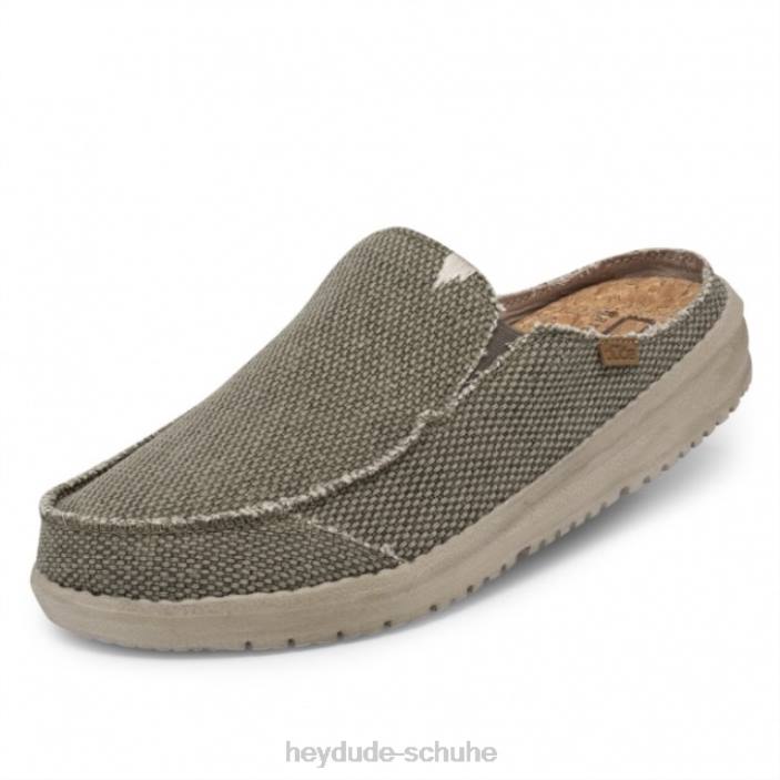 Hey Dude Männer Heydude Marty Natural Army Slip-on-Mule 2PV4221