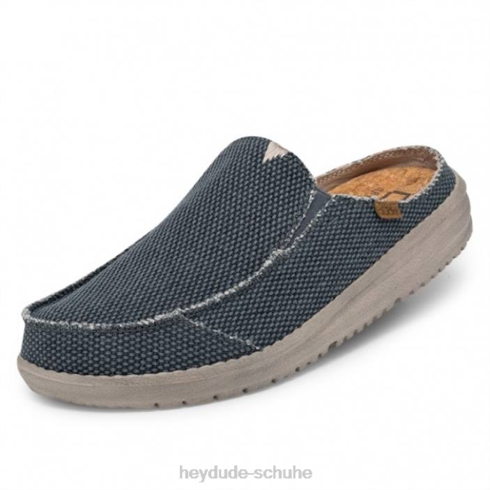 Hey Dude Männer Heydude Marty natürliche nachtblaue Slip-on-Mule 2PV4222