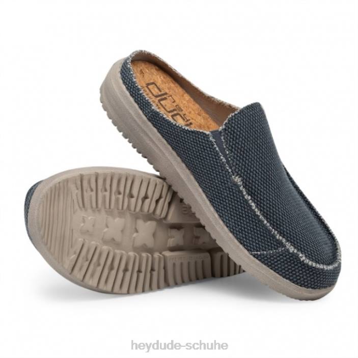 Hey Dude Männer Heydude Marty natürliche nachtblaue Slip-on-Mule 2PV4222