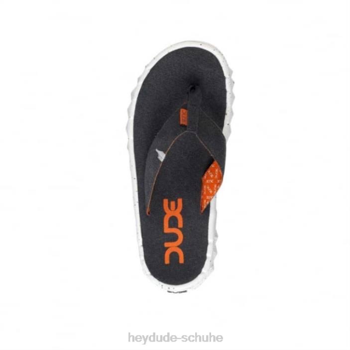 Hey Dude Männer Heydude Sava Funk Ossidiana Canvas Flip-Flop 2PV4369