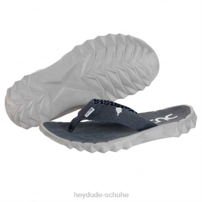 Hey Dude Männer Heydude Sava Oceano Canvas-Flip-Flop 2PV4368