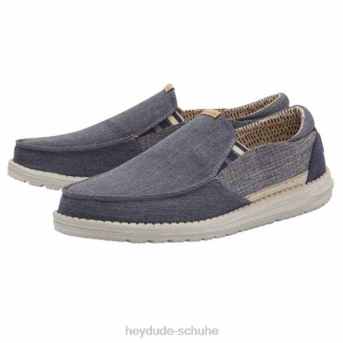 Hey Dude Männer Heydude Thad Chambray Ombre Blue 2PV4241