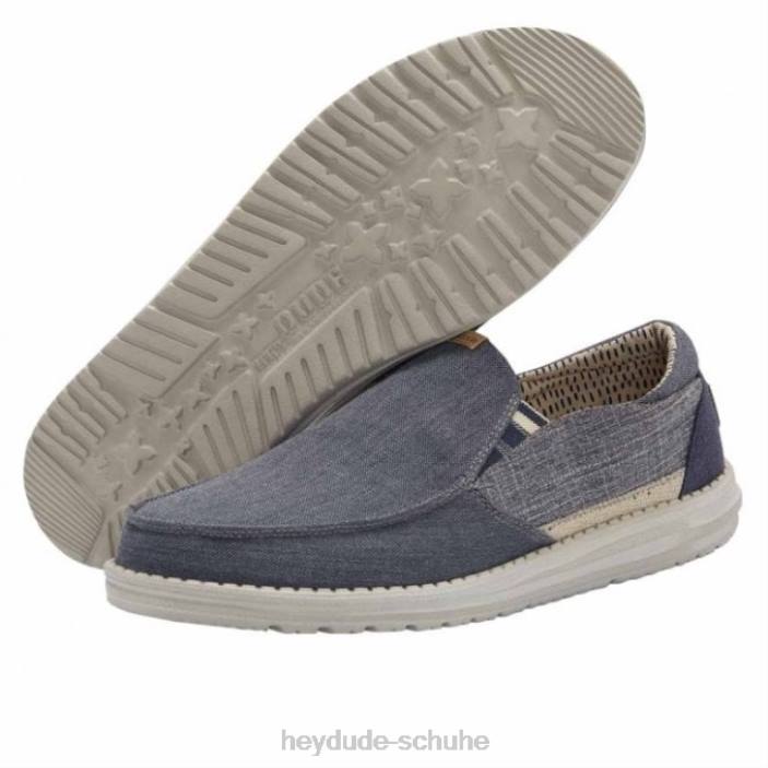 Hey Dude Männer Heydude Thad Chambray Ombre Blue 2PV4241