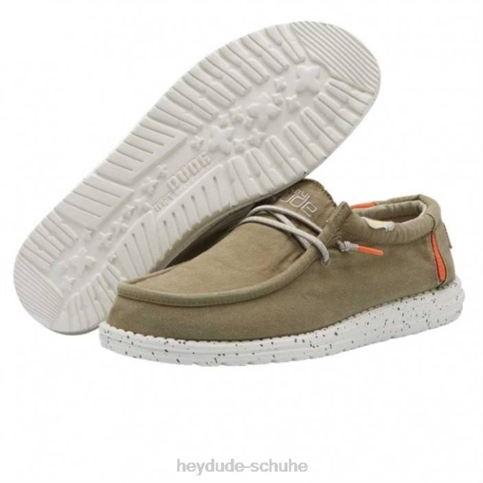 Hey Dude Männer Heydude Wally Calamata aus gewaschenem Canvas 2PV4330