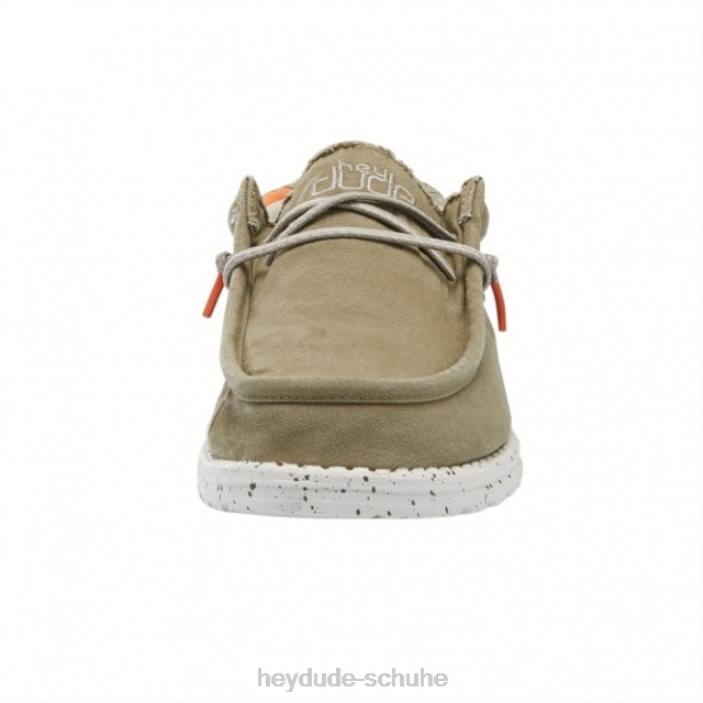 Hey Dude Männer Heydude Wally Calamata aus gewaschenem Canvas 2PV4330