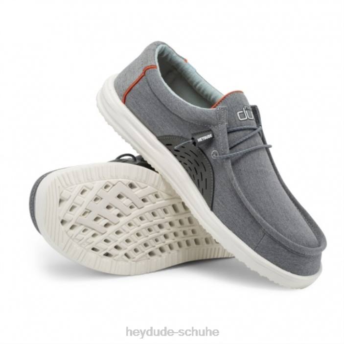 Hey Dude Männer Heydude Wally Canvas Airflow Granit 2PV4271