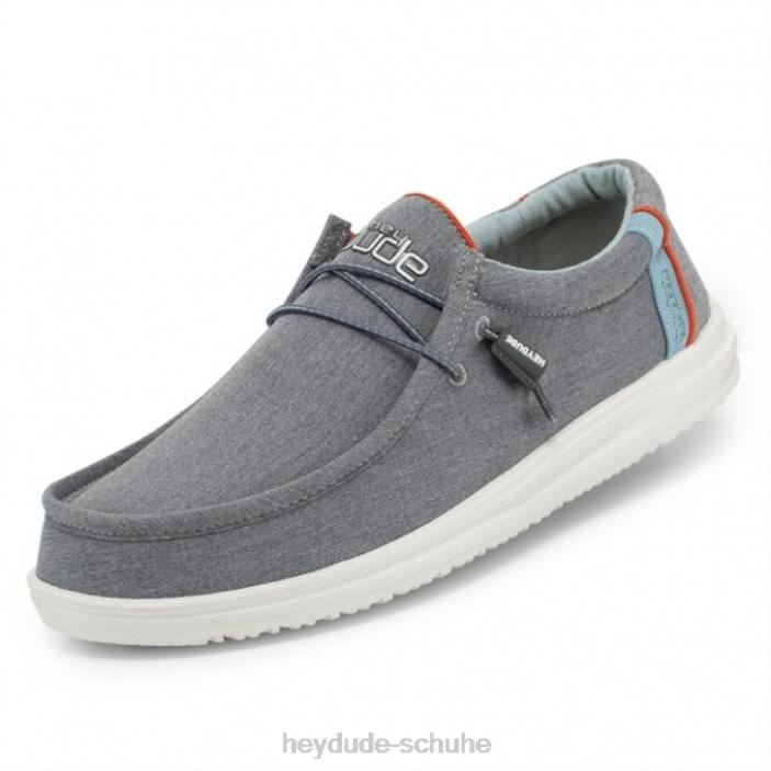 Hey Dude Männer Heydude Wally Canvas Airflow Granit 2PV4271