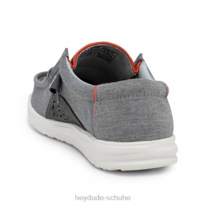 Hey Dude Männer Heydude Wally Canvas Airflow Granit 2PV4271