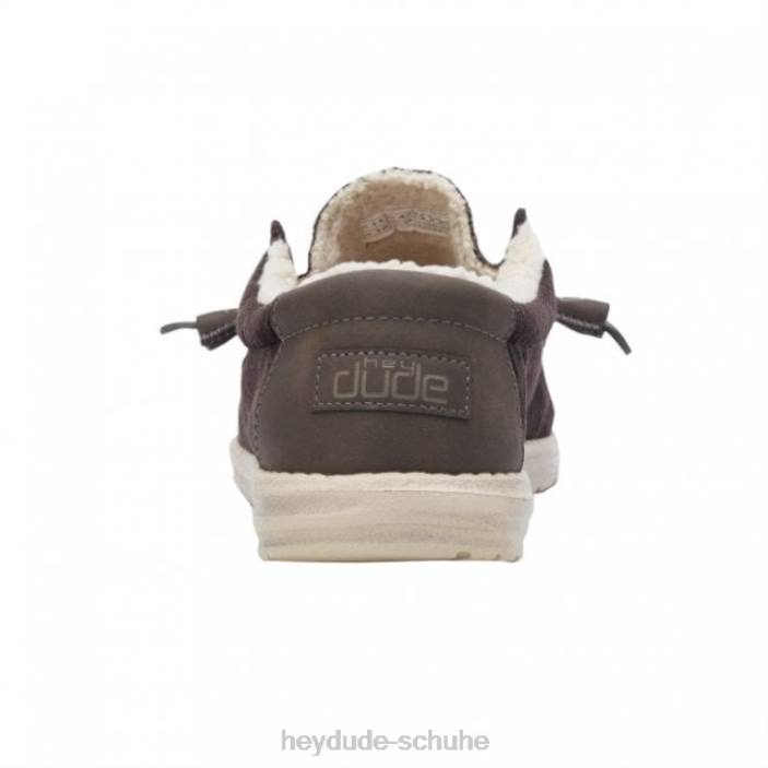 Hey Dude Männer Heydude Wally Cord-Kunstpelz gefüttert, Schokolade 2PV4317