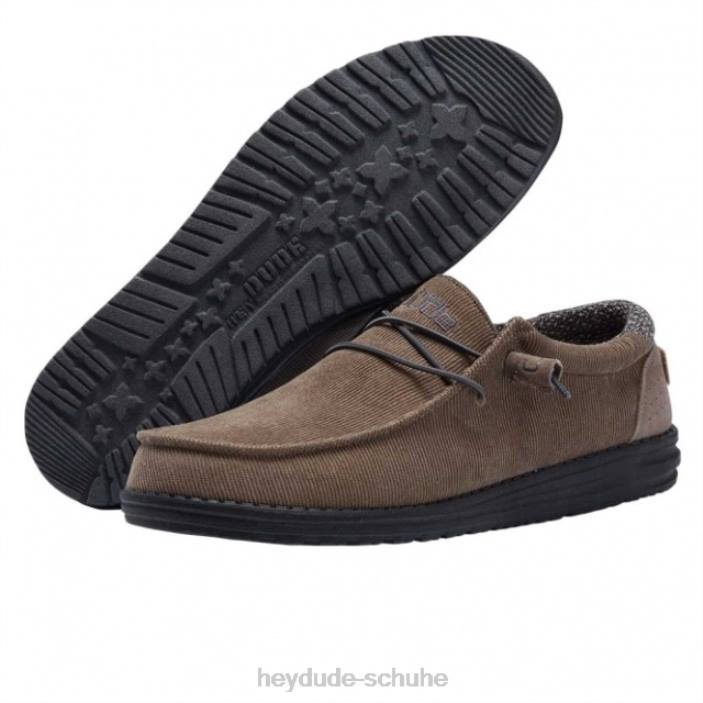 Hey Dude Männer Heydude Wally Corduroy Tan 2PV4310