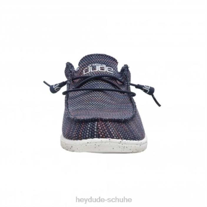 Hey Dude Männer Heydude Wally Sox Blau Orange 2PV4276