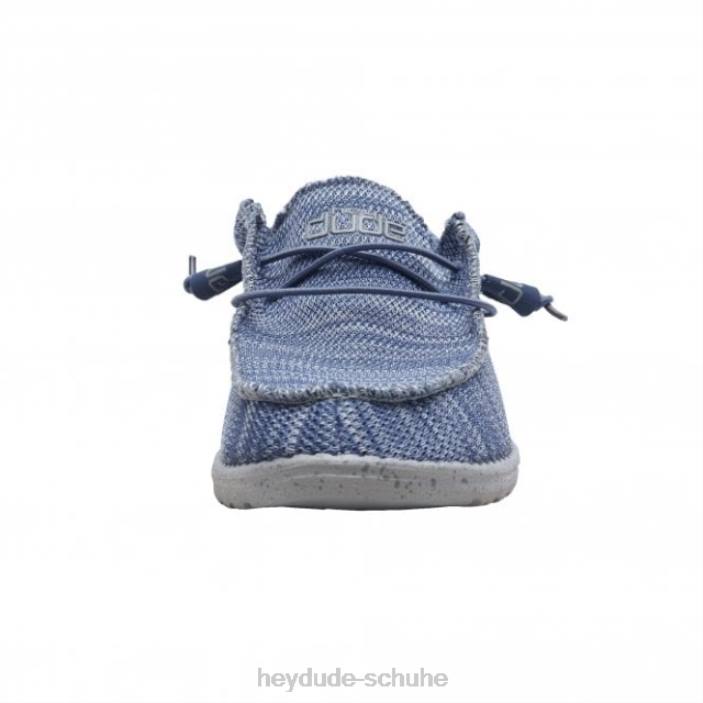Hey Dude Männer Heydude Wally Sox Blaugrau 2PV4300