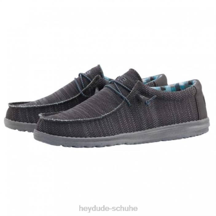 Hey Dude Männer Heydude Wally Sox Charcoal 2PV4348