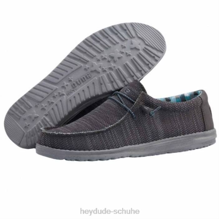 Hey Dude Männer Heydude Wally Sox Charcoal 2PV4348