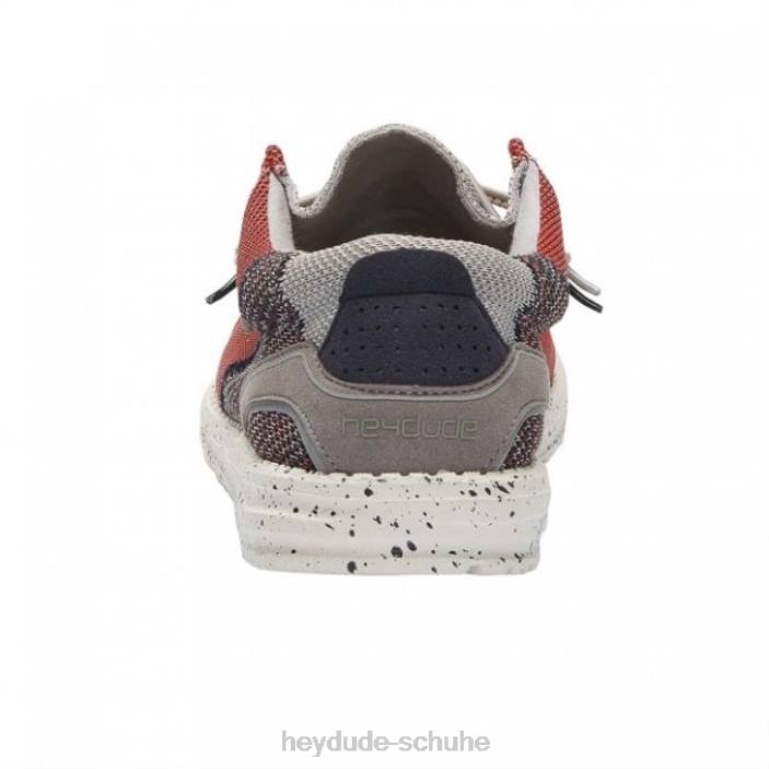 Hey Dude Männer Heydude Wally Sox Hawk Lava Grey 2PV4333