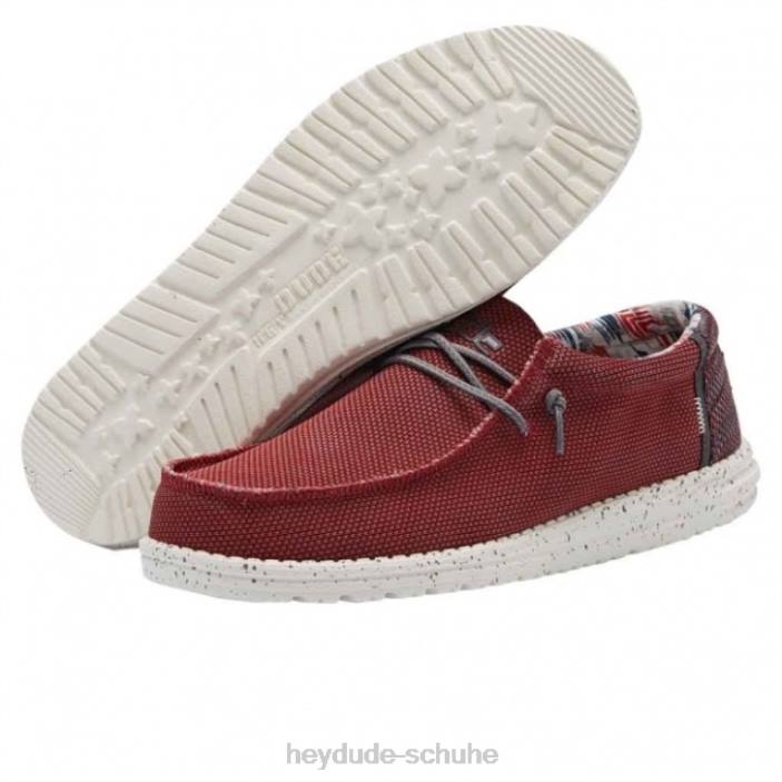 Hey Dude Männer Heydude Wally Sox Kite Red 2PV4307