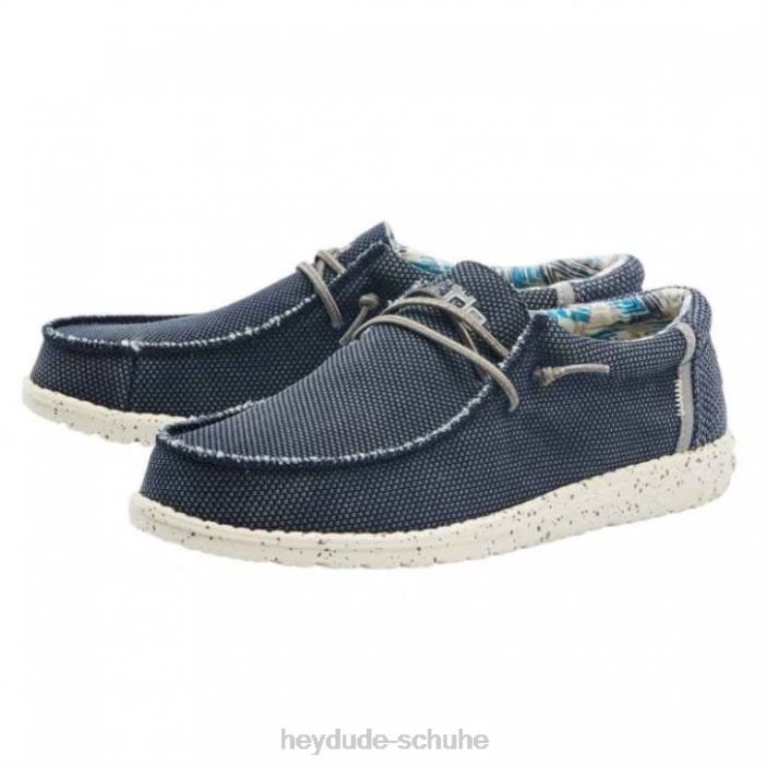Hey Dude Männer Heydude Wally Sox Washed Navy 2PV4346