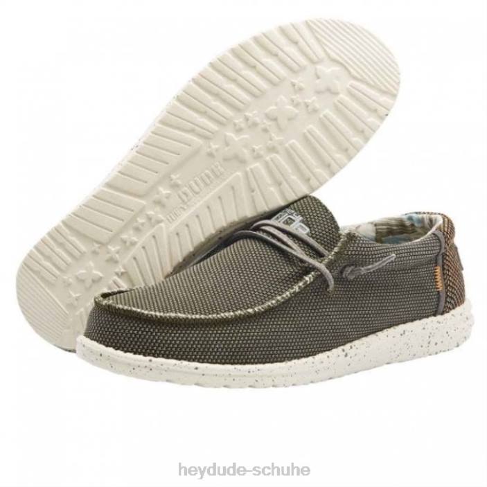 Hey Dude Männer Heydude Wally Sox gewaschener Moschus 2PV4277