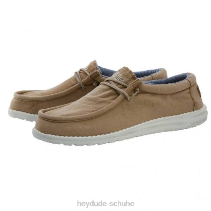 Hey Dude Männer Heydude Wally Washed Canvas Tabak 2PV4313