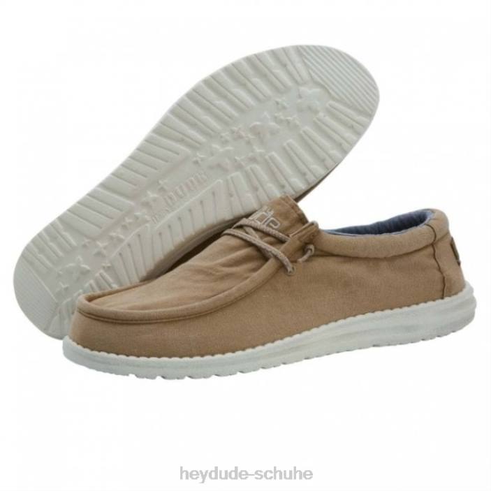 Hey Dude Männer Heydude Wally Washed Canvas Tabak 2PV4313