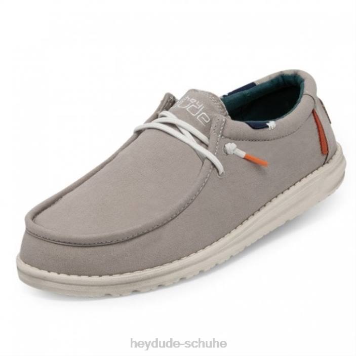 Hey Dude Männer Heydude Wally gewaschenes Rauchgrau 2PV4270