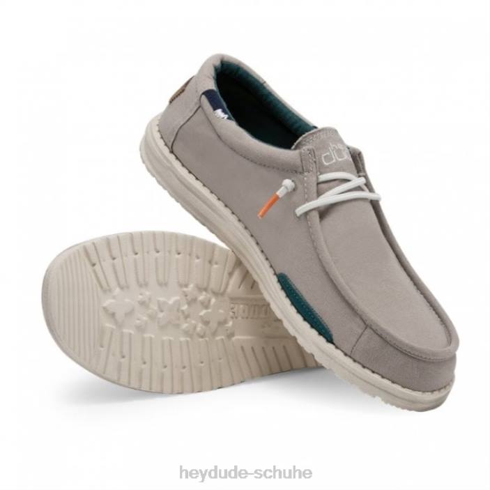 Hey Dude Männer Heydude Wally gewaschenes Rauchgrau 2PV4270