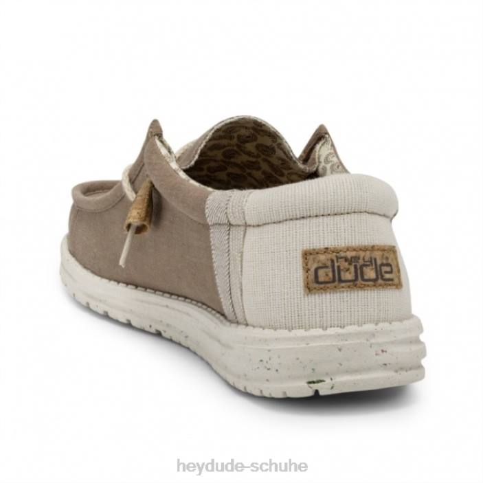 Hey Dude Männer Heydude Wally natürlicher Leinenton 2PV4266