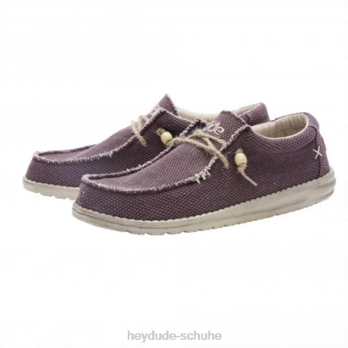 Hey Dude Männer Heydude Wally natürliches Burgunderrot 2PV4328