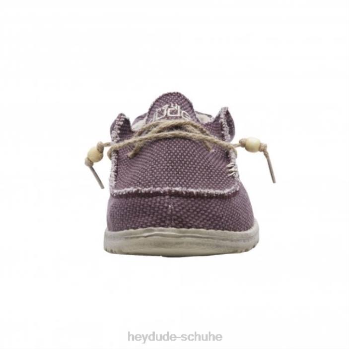 Hey Dude Männer Heydude Wally natürliches Burgunderrot 2PV4328